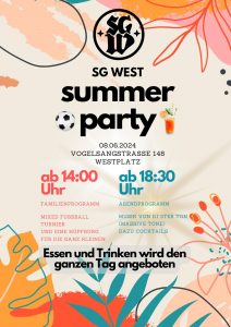 Mehr über den Artikel erfahren Sommerfest 2024