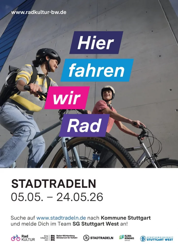 STADTRADELN 2026 Plakat SG West